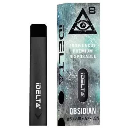 iDELTA8 Obsidian Blend Disposable | Delta 8 | THCP | Delta10 | CBN - flavors#Blackberry Kush>Blue Dream>Northern Lights>Pineapple Express>Skywalker>White Recluse~strength#Silver - 30mg THC-P