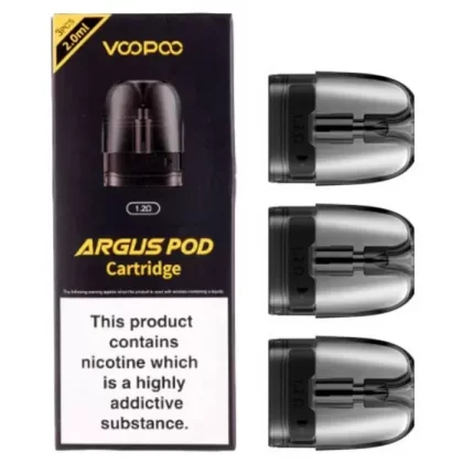 VOOPOO ARGUS PODS, 1.2Ω Cartridges, 3 pack - Eliquidsupply