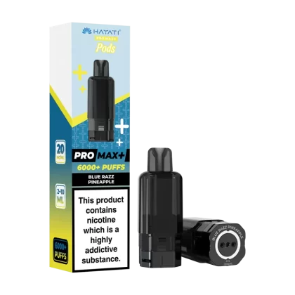 Blue Razz Pineapple Hayati Pro Max+ Refill Pack - 20mg - Vape Product