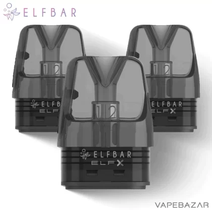 Elf Bar ELFX Pods (3er Pack) – 0,8 Ω oder 0,6 Ω - Refillable Pods; Vape Product