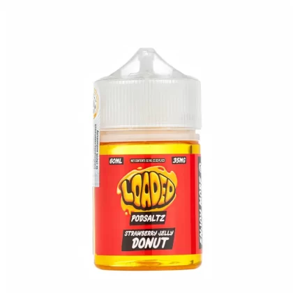 Loaded Pre-Steeped Nic Salt – Strawberry Jelly Donut 60mL