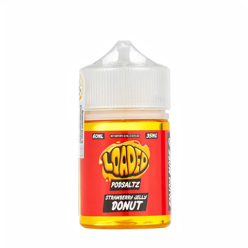 Loaded Pre-Steeped Nic Salt – Strawberry Jelly Donut 60mL