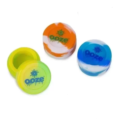 Ooze 5ml Silicone Storage Container - Color#Blue>Green>Orange