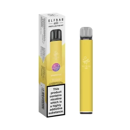 Banana Ice – Elf Bar 600 Prefilled Kit