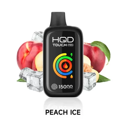 HQD Touch Pro 15000 Disposable Vape – Peach Ice