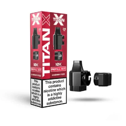 Titan X Prefilled Pod Cherry Fizz - Nicotine Strength#20mg (340FBD)