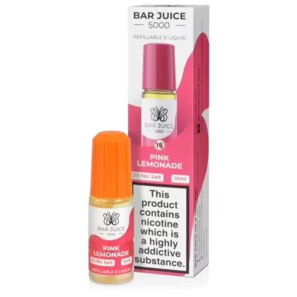 Bar Juice 5000 Pink Lemonade E Liquid 10ml - Nicotine Strength#20mg>10mg