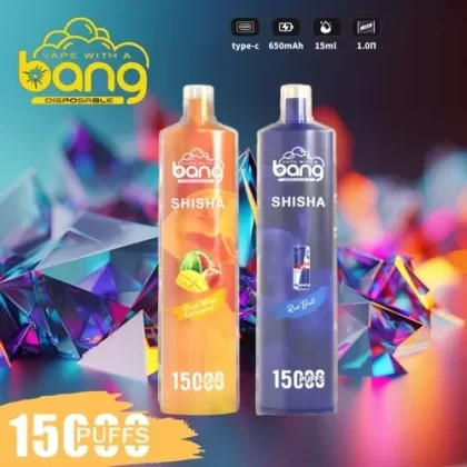 Original Bang SHISHA 15000 Puffs Disposable Vape ( Worldwide)