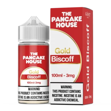 Gost The Pancake House Gold Biscoff 100ml - Vape Product, Vape Product
