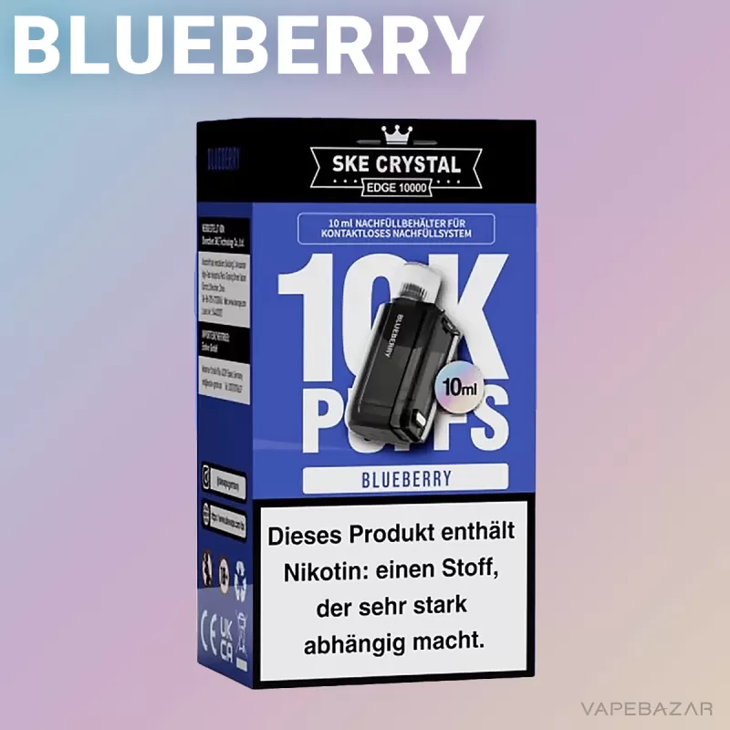 SKE Crystal Edge 10k – Blueberry - 20mg/ml - Image 2