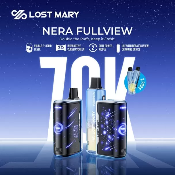 Lost Mary Nera Fullview 70k Puffs Disposable Vape Device Kit - Image 2