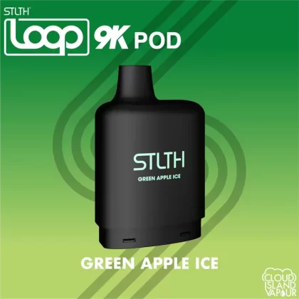 STLTH LOOP 9K Pod Pack – Green Apple Ice