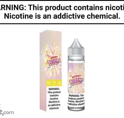 STRAWBERRY ICE BY BURST E LIQUID 60ML/100ML - Vapejuice
