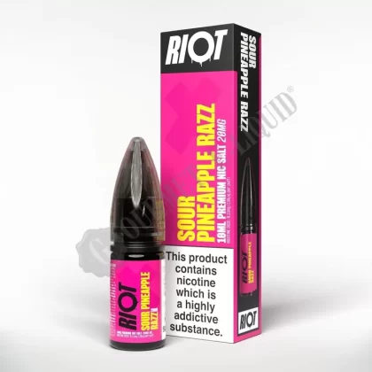 Sour Pineapple Razz by Riot X - Nicotine Strength#10mg>20mg