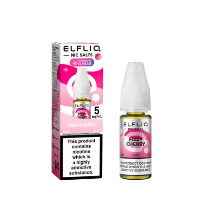 Elf Bar ElfLiq Fizzy Cherry Nic Salt E-Liquid - 20mg - Vape Product