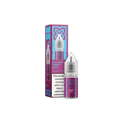 Pod Salt Nexus Blue Razz Cherry Blast E Liquid 10ml - Nicotine Strength#20mg>10mg>5mg
