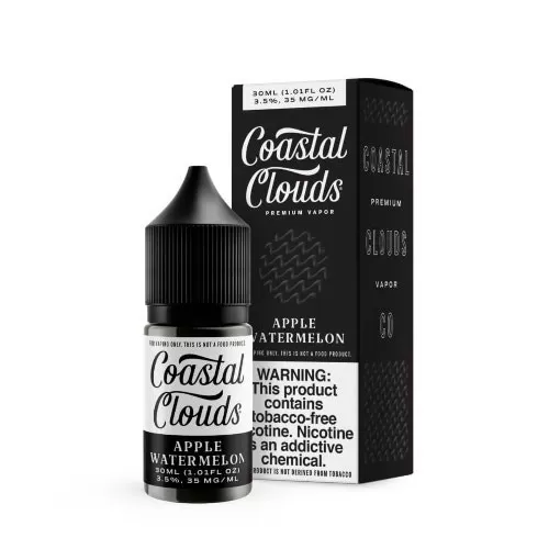 Coastal Clouds Salt E-liquid – Apple Watermelon 30ml