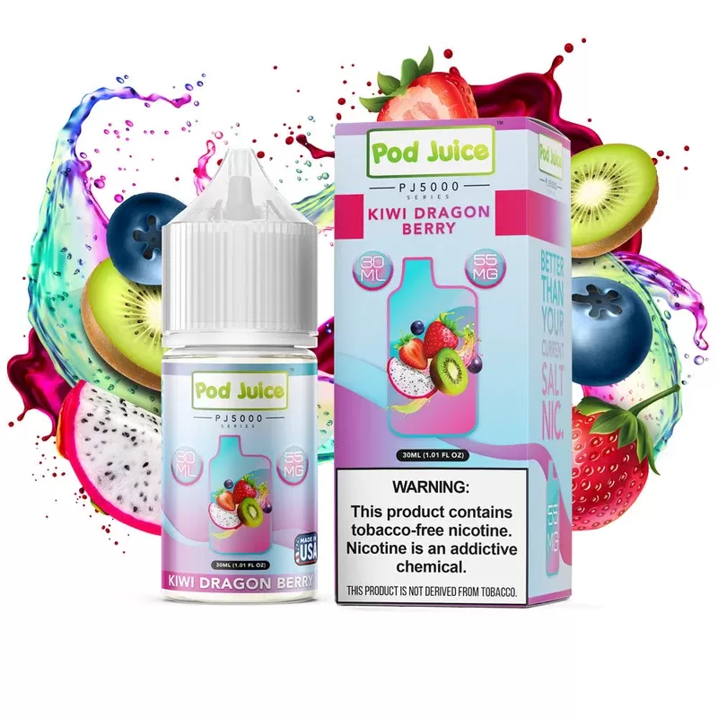 Kiwi Dragon Berry By Pod Juice 55 (PJ 5000 Series)