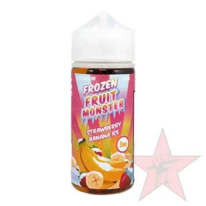 Frozen Fruit Monster – Strawberry Banana Ice – 100mL - Vape Product