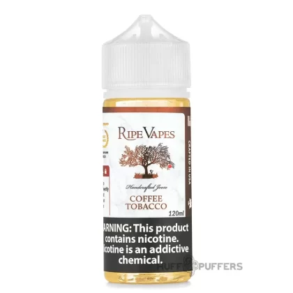 Ripe Vapes – Coffee Tobacco 120mL - Nicotine Strength#3mg>6mg>12mg
