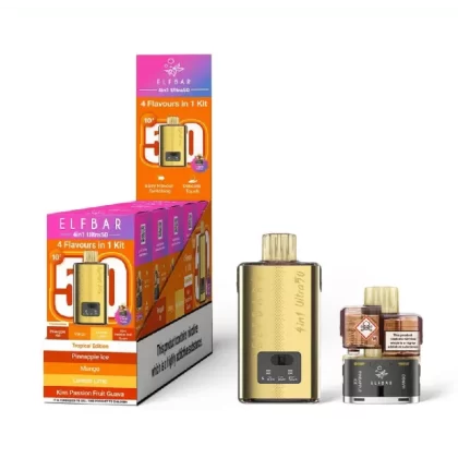Elf Bar 4in1 Ultra 50 Prefilled Pod Kit Tropical Edition - Strength#20mg