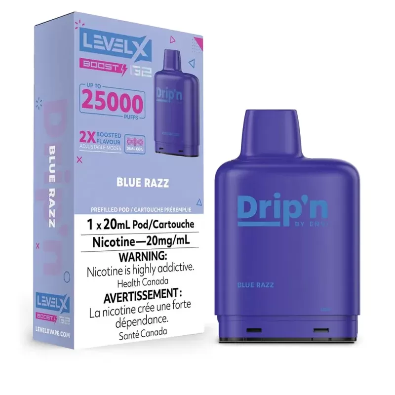 Level X Drip’n Boost G2 – Blue Razz