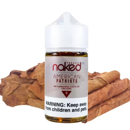 Naked 100 American Patriot E-juice 60ml - nicotine avail#0mg>3mg>6mg>12mg (13BA54)