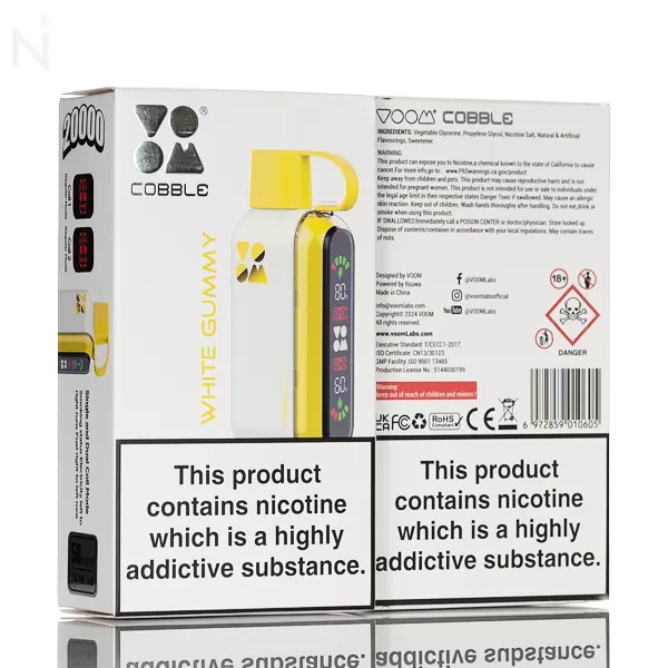 Voom Cobble 20K Puffs Disposable Vape - 16mL - Image 3