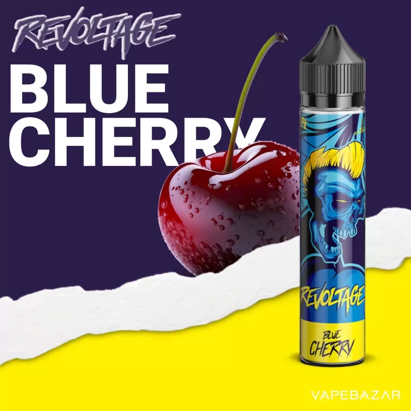 Revoltage Longfill 15 ml – Blue Cherry - Aroma zum Selbstmischen / Kirsche / Blaubeere