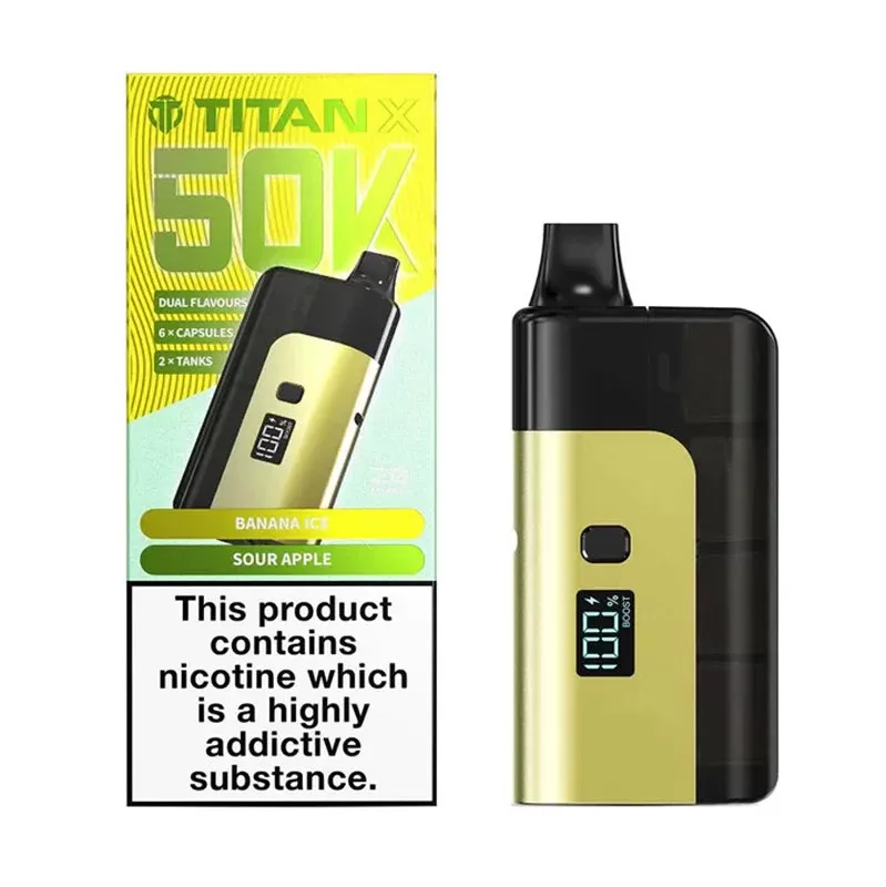 Titan X 50K Prefilled Pod Kit - Lemon Lime - Image 2