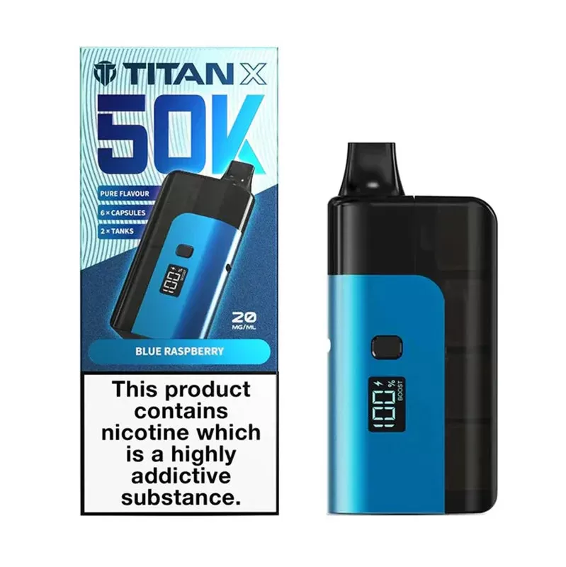 Titan X 50K Prefilled Pod Kit - Lemon Lime - Image 3