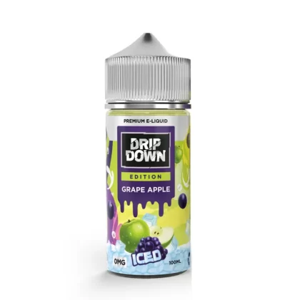 Drip Down Edition Series – Grape Apple Ice 100ml (0/3/6 mg) - Vapebazaar Pk