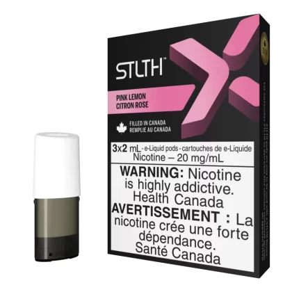 STLTH X Pod Pack - Pink Lemon - 20 mg/mL (promo)(wholeseller) - Excise ON, 20 mg/mL - ON