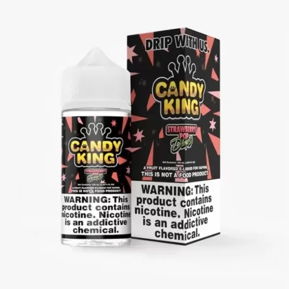 Strawberry Pop Drops – Candy King – 100mL|Food Grade|Fizzy Pop