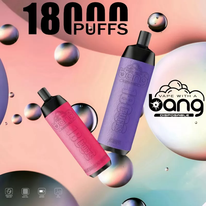 Bang Crown Bar 18000 Puffs | 0%-5% strength, bulk disposable vape - Aiviouvapes