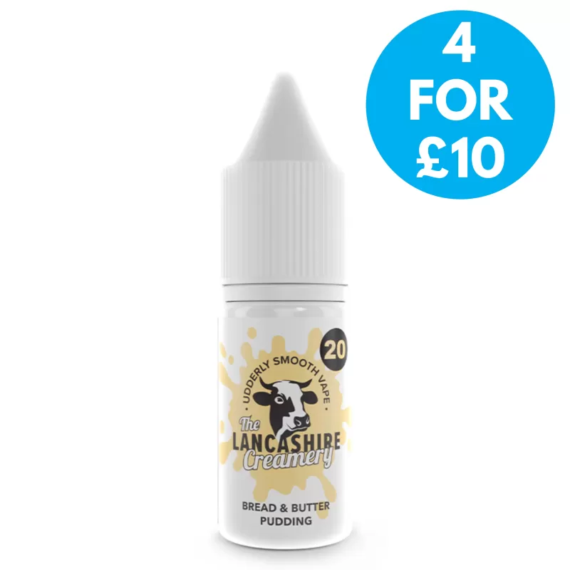 5mg Lancashire Creamery 10ml Nic Salts (50VG/50PG)