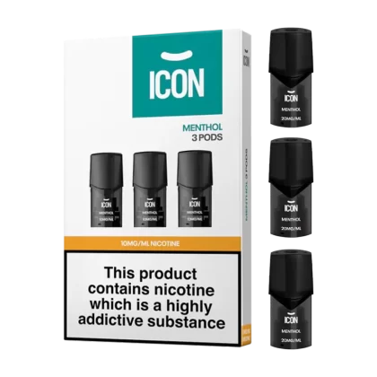 ICON Vape Menthol Pods (Pack of 3) - 20mg - Vape Product