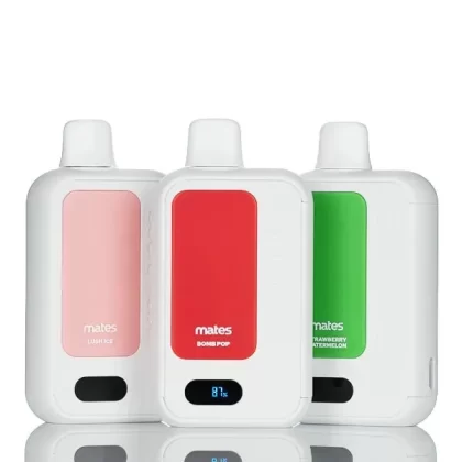 7 Daze Clickmate 15k Puffs Rechargeable Disposable Vape 5% Nic - 18ML - Clear