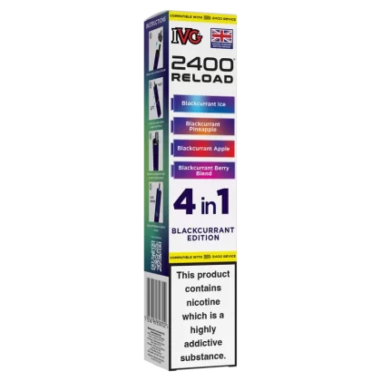 Blackcurrant Edition IVG 2400 Refill Pods - 20mg - Vape Product