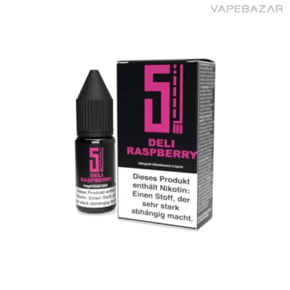 5EL Nikotinsalz Liquid – Deli Raspberry - Vapebazar