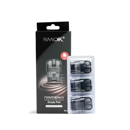 Smok Novo 4 Mini Pods - Empty Pod, 2mL, 3-Pack