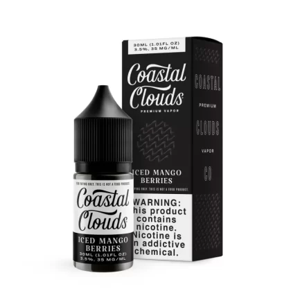 Coastal Clouds Salt Nic Premium E-Liquid 30ml - Mango / 50mg