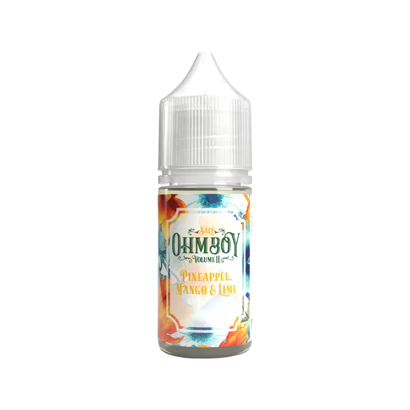 Pineapple Mango & Lime Nic Salt E-Liquid by Ohm Boy Volume II - 10MG (Discontinued)