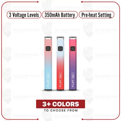 Yocan Flat Slim Battery - Black, Silver