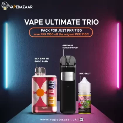 Elf Bar, Geekvape Sonder U Pod & Nic Salt – Only PKR 7,150 🔥 | Limited Time Offer ⏳