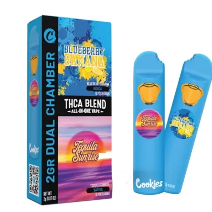 Cookies Blueberry Banana/Tequila Sunrise THC-A Vaporizer – 2000mg - Vape Store
