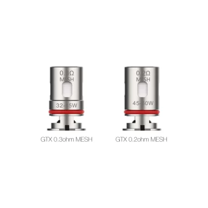 Vaporesso GTX Coil for Target PM80 (SE) / Target PM30 / GTX One / Gen Nano / Xiron / Luxe PM40 / SWAG PX80 / GTX Go 80 / GTX Go 40 / Luxe 80 S / Luxe 80 / Target 80 / GEN Air 40 / GEN PT60 /