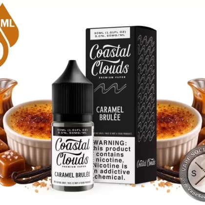 Caramel Brulee Coastal Clouds Salt 30ml