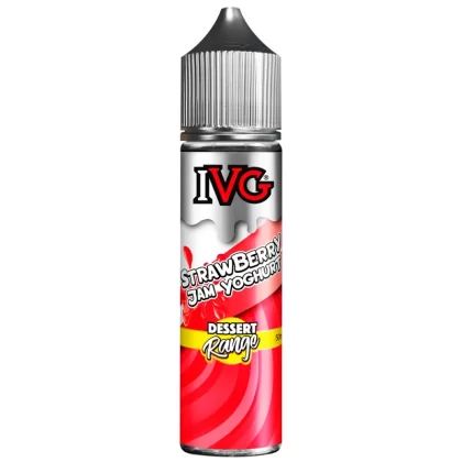 IVG Strawberry Jam Yoghurt 50ml – e-juice utan nikotin - IVG / No / 50ml / 30/70
