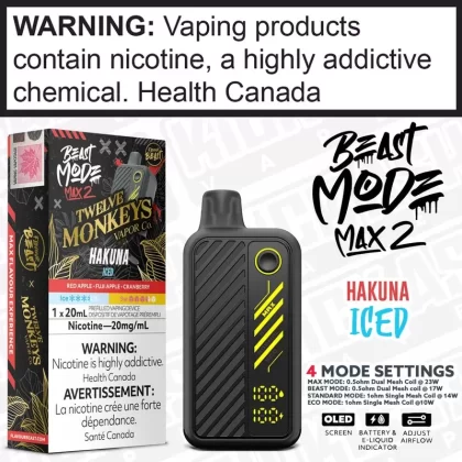 Hakuna Iced BEAST MODE MAX 2 -50K -20mL